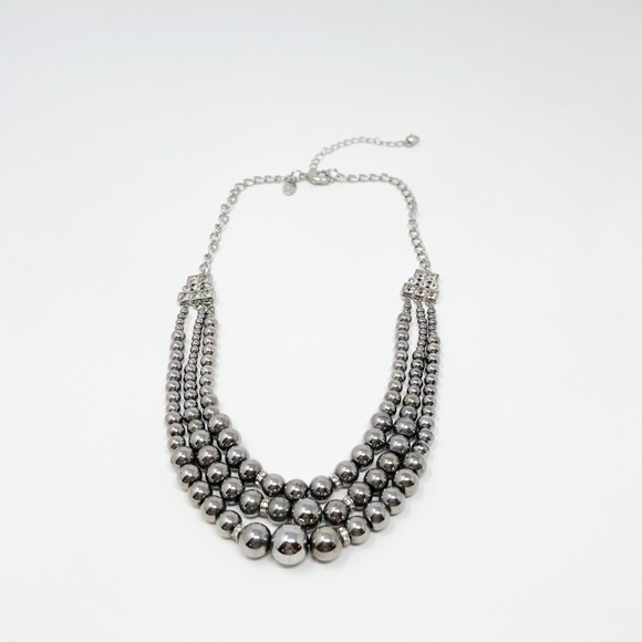 Lia Sophia Necklace Vignette Crystal Glass Beads - Picture 1 of 4